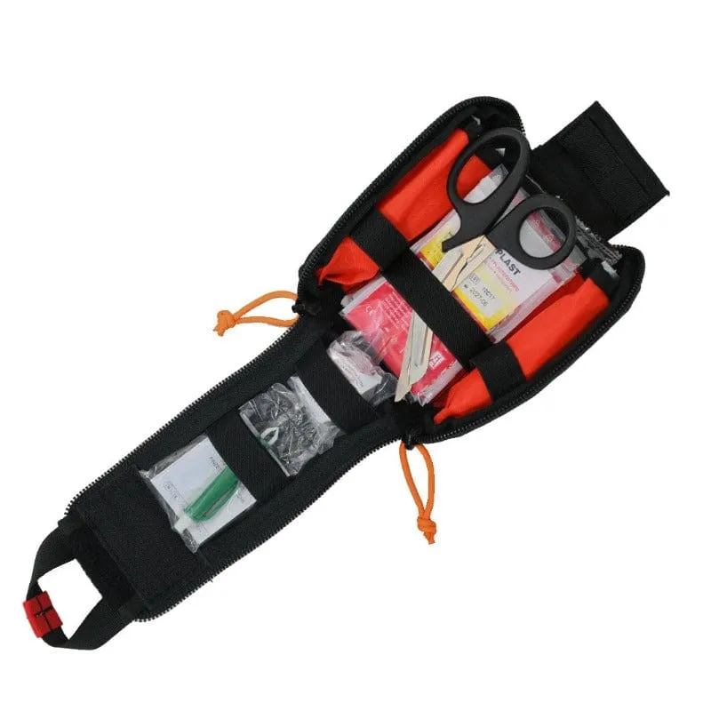 Gefüllter Cordura® Tactical IFAK plus 14 Verbandsmaterialien