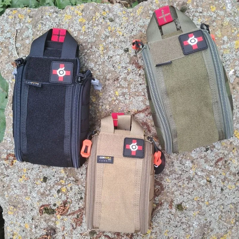 Gefüllter Cordura® Tactical IFAK plus 14 Verbandsmaterialien