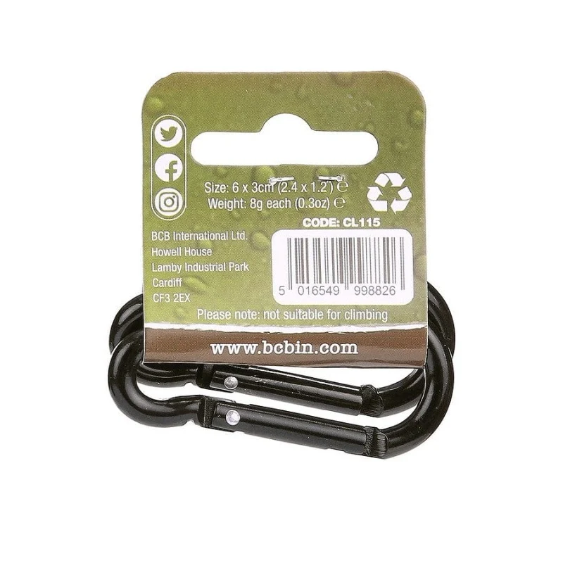 BCB 6mm Karabiner (2 Stück)