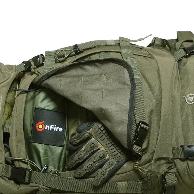 Taktischer Expeditions-Rucksack 90L inkl. 15L Daypack plus Zubehör