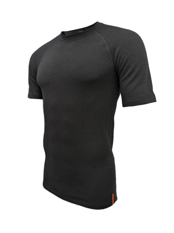 Funktionsshirt aus Merinowolle 1/4 Arm mit Rundhals
