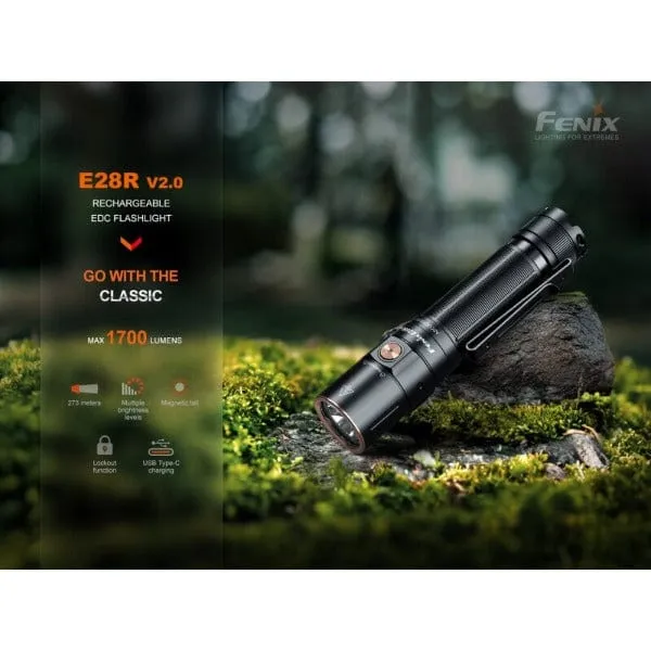 Fenix E28R V2.0 LED 1700 Lumen Taschenlampe