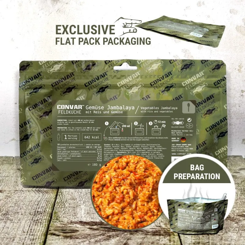 Feldküche Gemüse Jambalaya (1 Portion) 180g