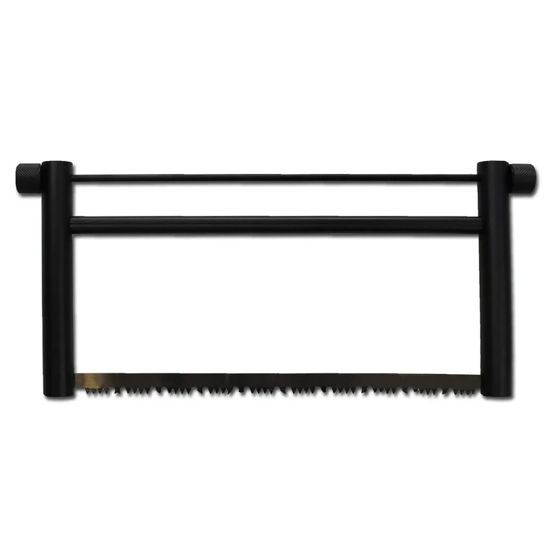 Spannsäge mit Griffen zerlegbar schwarz