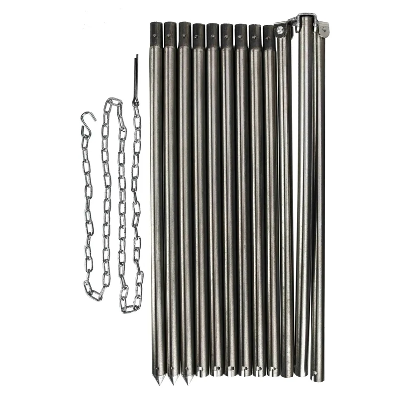 Dreibein Edelstahl 1.9 m