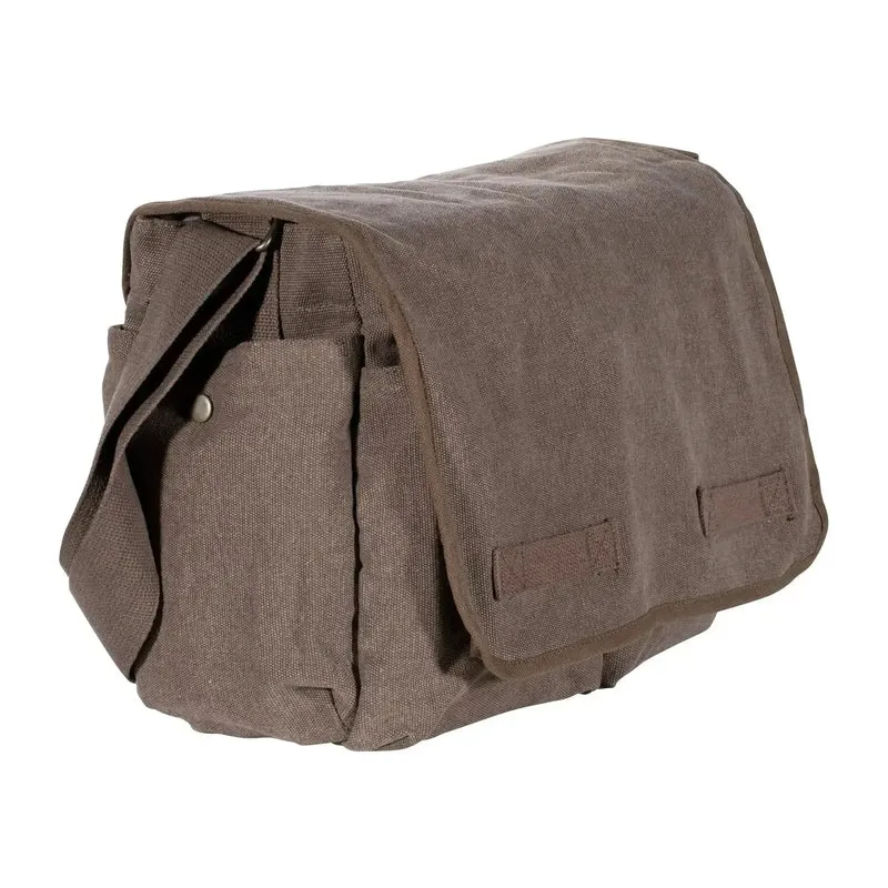 Umhängetasche Messenger Bag Classic braun