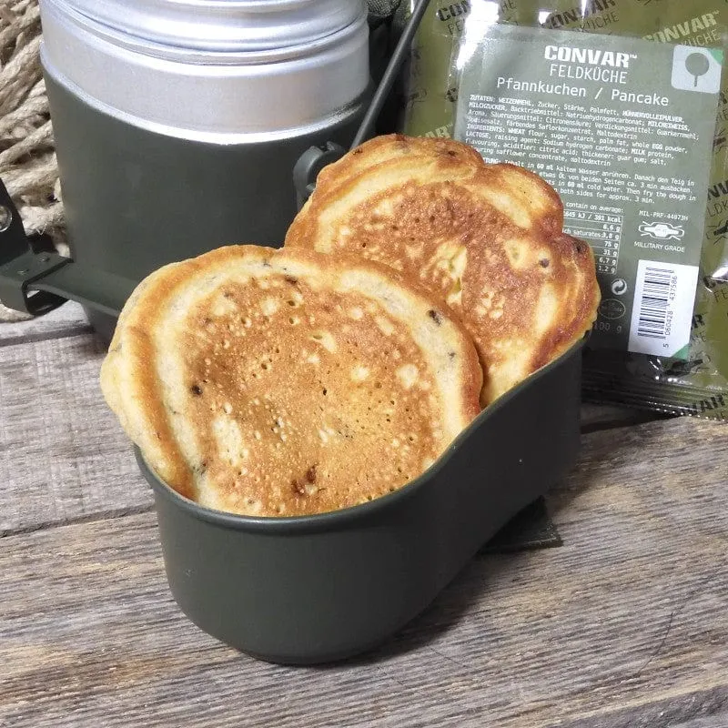Feldküche Pfannkuchen mit Äpfeln und Schokolade (110g)
