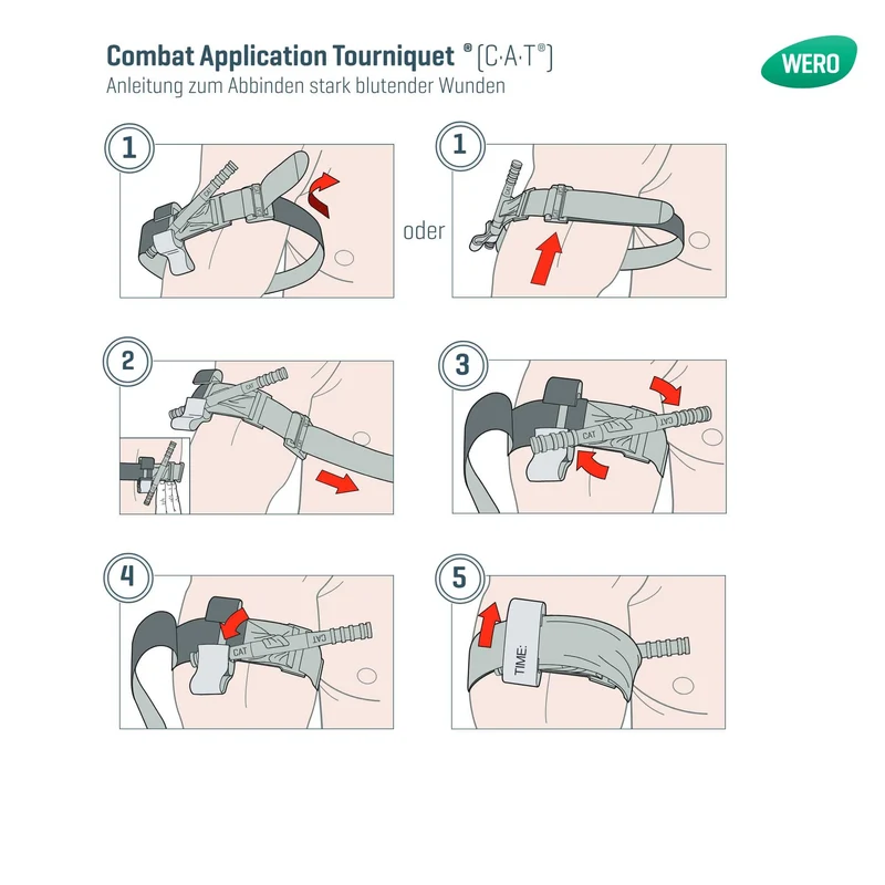 CAT ® Combat Application Tourniquet ® GEN 7 - schwarz oder orange
