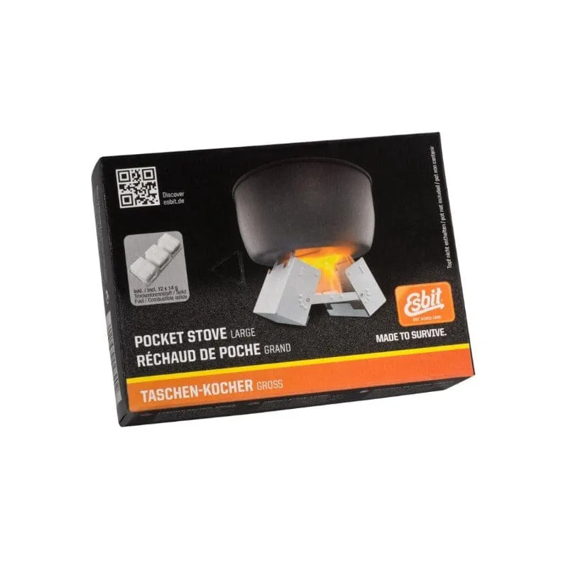 Taschenkocher Esbitkocher groß inkl. Trockenbrennstoff-Tabletten