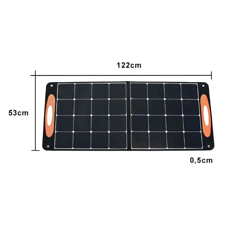 Faltbares & mobiles Solarpanel 100 Watt