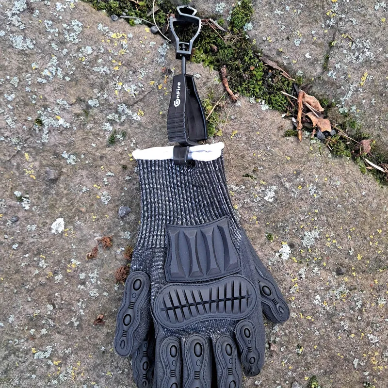 N5SP Black Schnittschutz Handschuhe mit Handschuhhalter