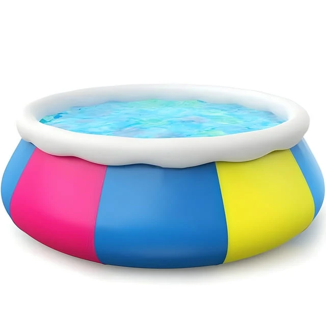 SUGIFT 10ft Inflatable Above Ground Swimming Pool for Kids Adults Family Backyard Garden