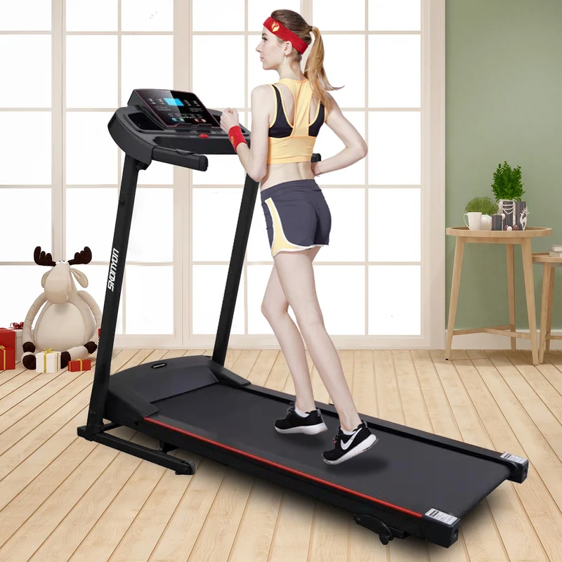 SKONYON S2 Folding Treadmill 2.0 HP with Multi-Functional LED Display for Home Gyms
