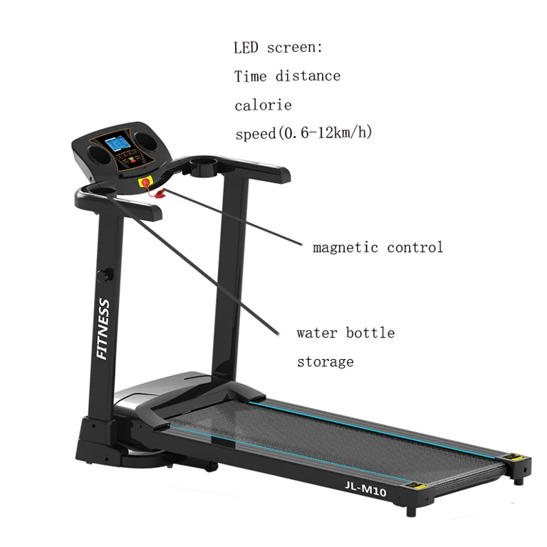 SKONYON M10 Folding Treadmill with LED Display for Home Gyms