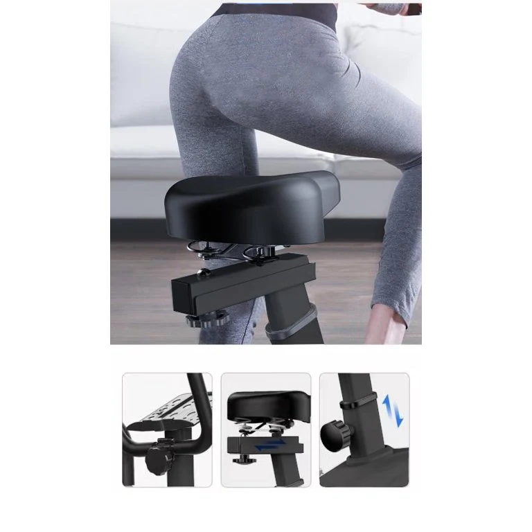 SKONYON Magnetic Elliptical Bike With seat Device Holder LCD Monitor for Home Cardio Workout