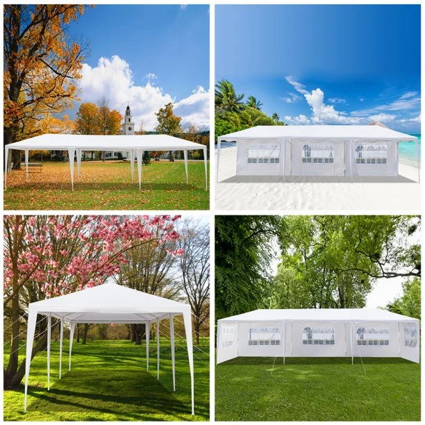 SUGIFT 10'x10' Patio Tent Party Beach Tent with 5 Removable Side Walls