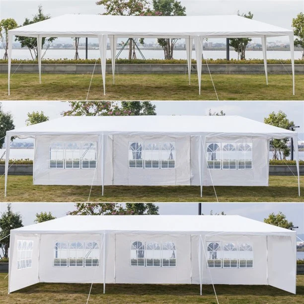 SUGIFT 10'x10' Patio Tent Party Beach Tent with 5 Removable Side Walls