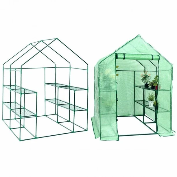 Outdoor Greenhouse 8 shelves Mini Walk In Gardening Plant Green House