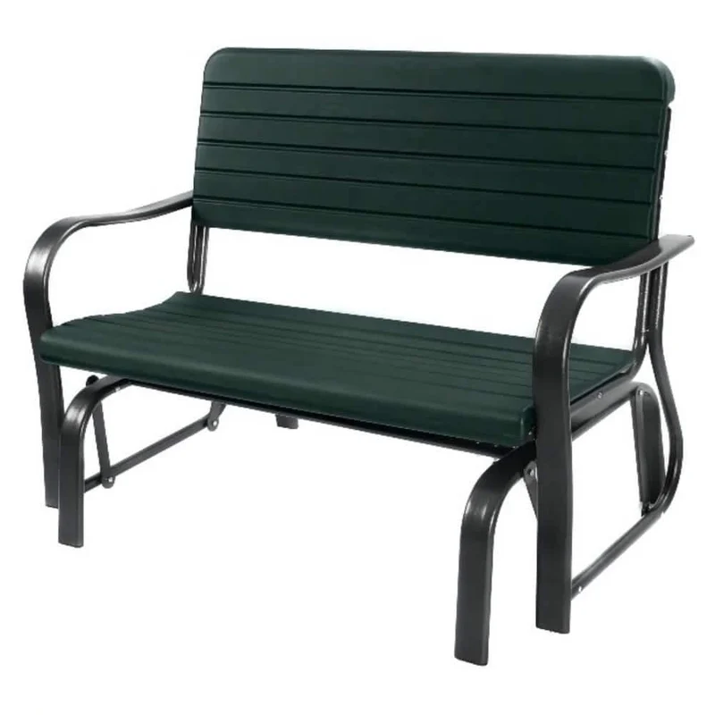Metal Outdoor Patio Glider Bench