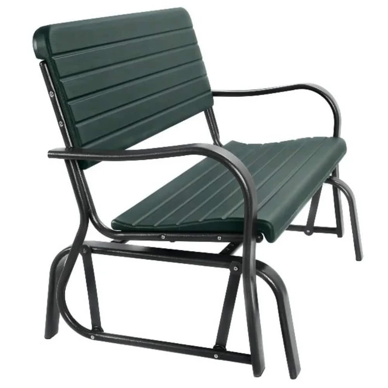 Metal Outdoor Patio Glider Bench