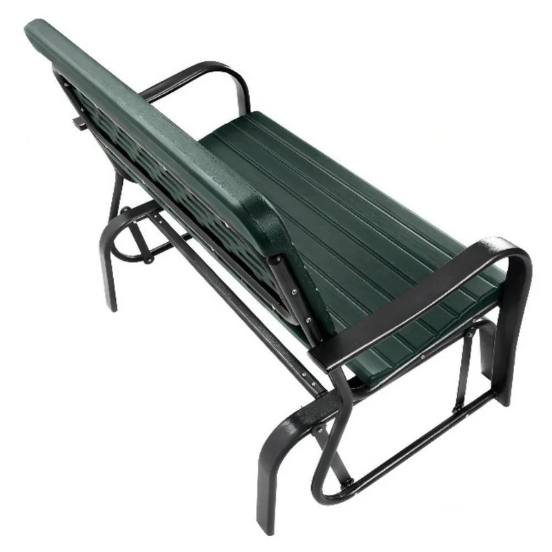 Metal Outdoor Patio Glider Bench