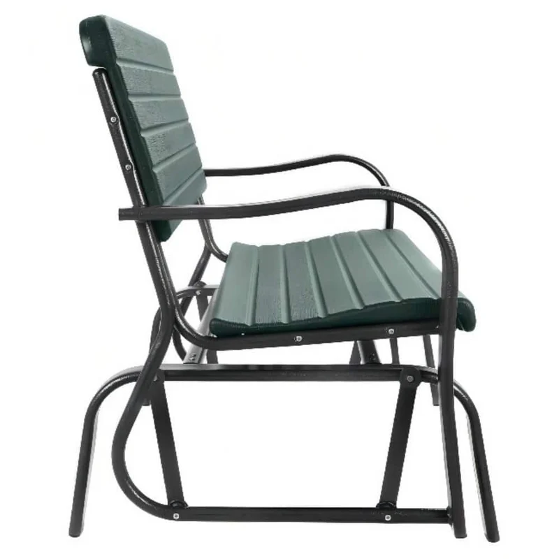 Metal Outdoor Patio Glider Bench