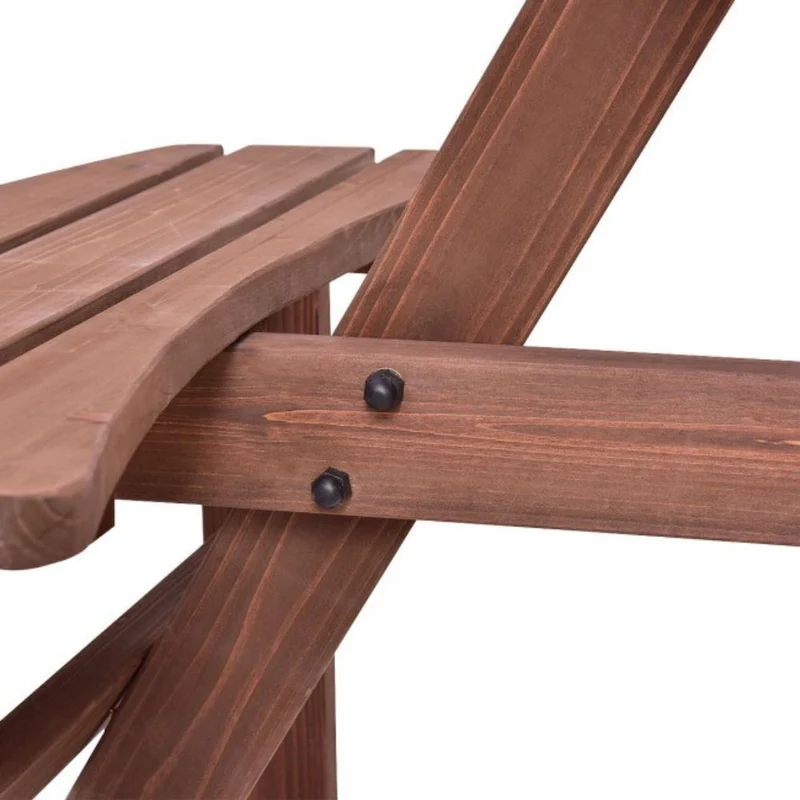 6-Person Patio Wood Picnic Table Beer Bench Set with Umbrella Hole