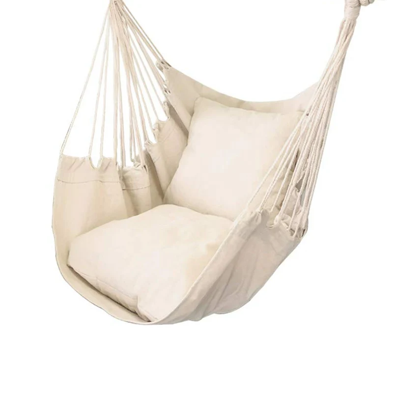 SUGIFT Hanging Hammock Chair with Double Cushions