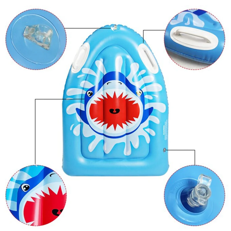 Children Cartoon Surfboard Toy Swimming Pool Float with Handles