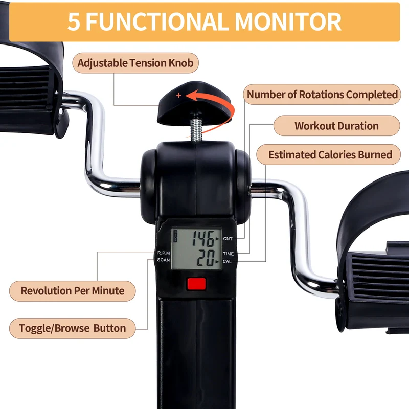 SUGIFT Under Desk Bike Pedal Exerciser