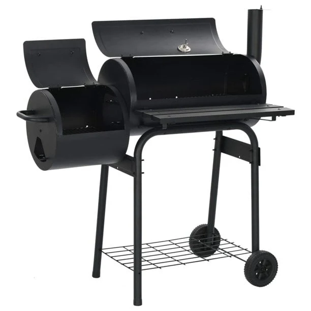 SUGIFT Outdoor BBQ Grill Charcoal Barbecue Pit Patio Backyard Meat Cooker Smoker