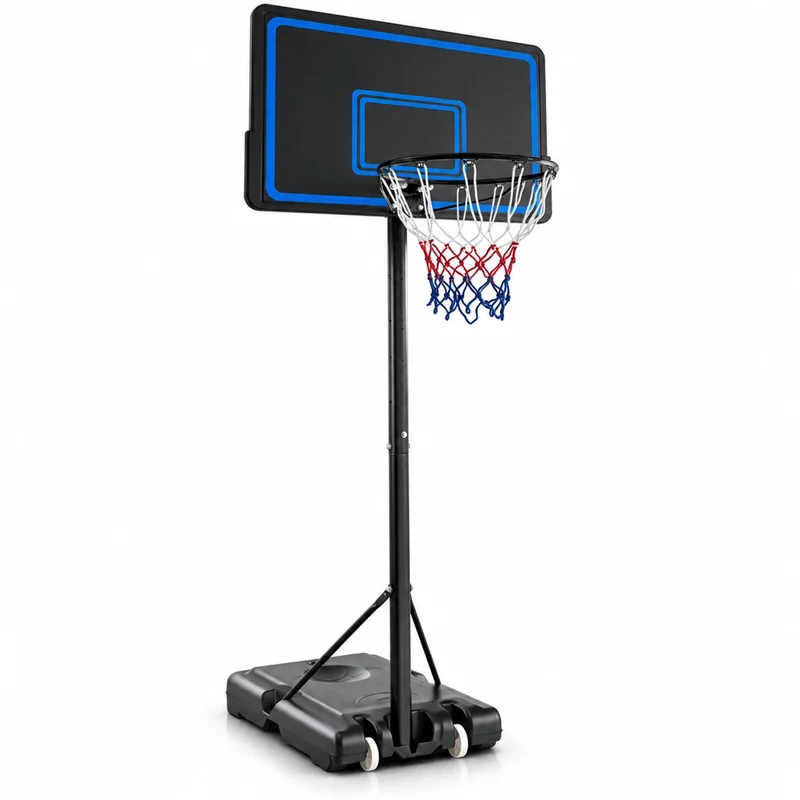 SUGIFT 7.5 ft - 10 ft 44 in Weatherproof Portable Basketball Systems