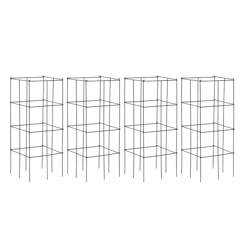 4-Pack Garden Trellis for Climbing Plants for Flower Vegetable