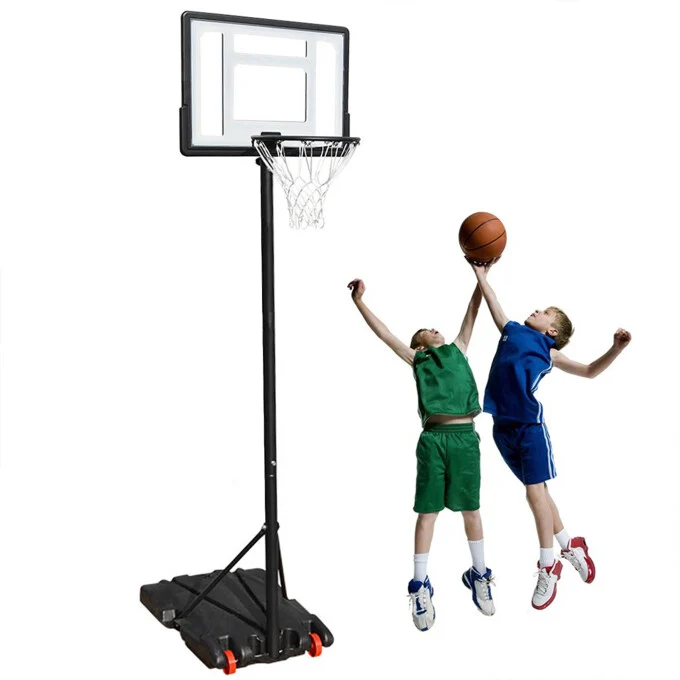 32 in. Kids Portable Adjustable Basketball Goals Basketball Hoop Stand
