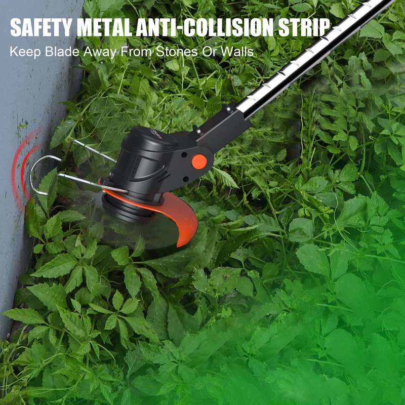 SUGIFT 21V Cordless String Trimmer and Edger with 1.5 Ah Battery and Charger