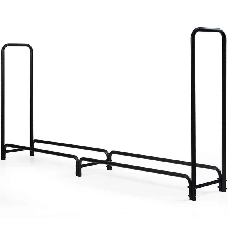 8 ft. Steel Outdoor Firewood Log Rack