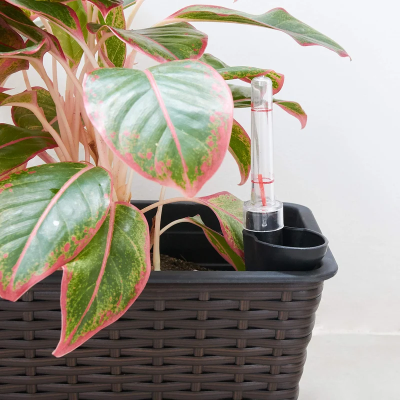 SUGIFT 23 Inches Thin Rectangular Smart Self-Watering Planter