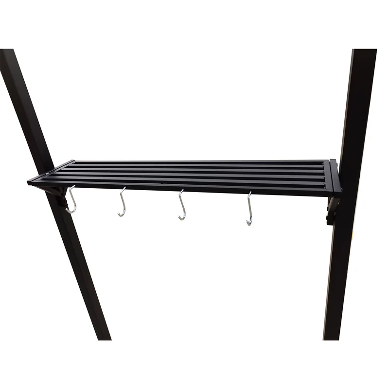 Outdoor Grill Gazebo Shelter Tent with hook and Bar Counters Brown