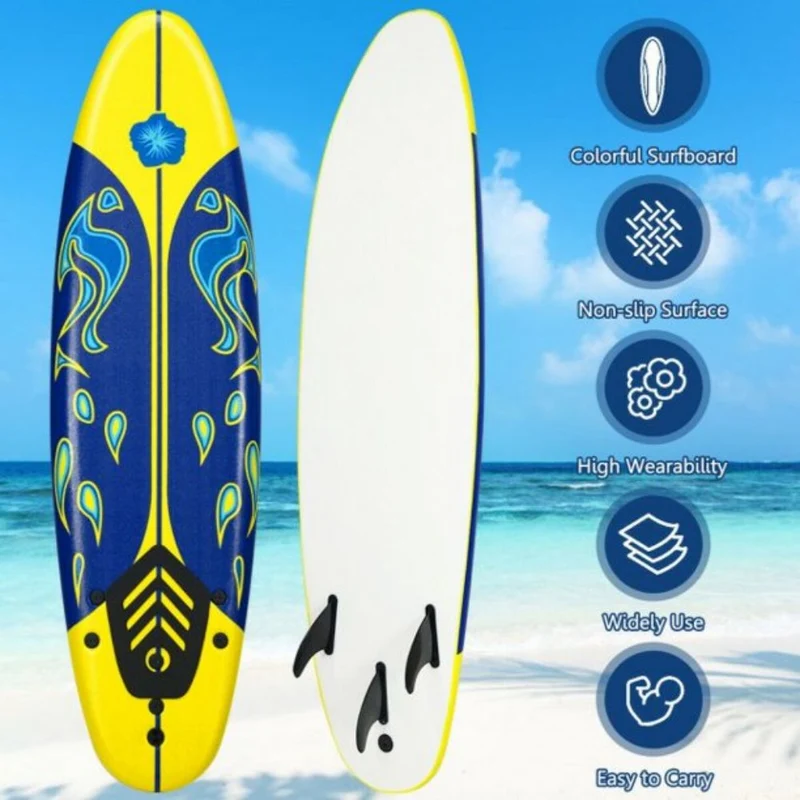 6 ft. Stand-Up Water Surfing Skateboard, Beginner Board