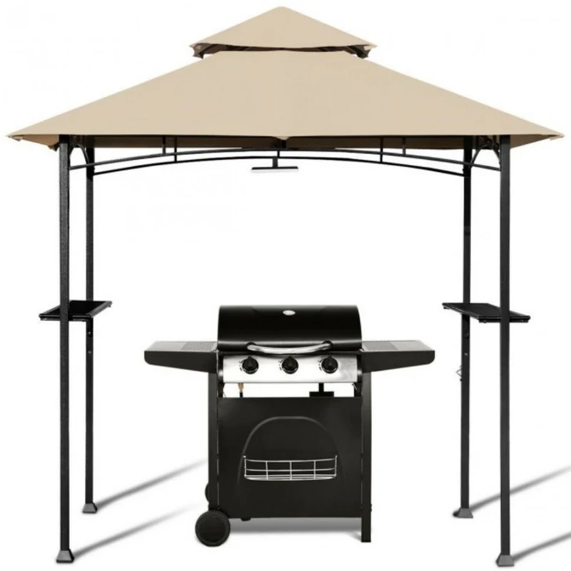 8 ft. x 5 ft. Outdoor Barbecue Grill Gazebo Canopy Tent