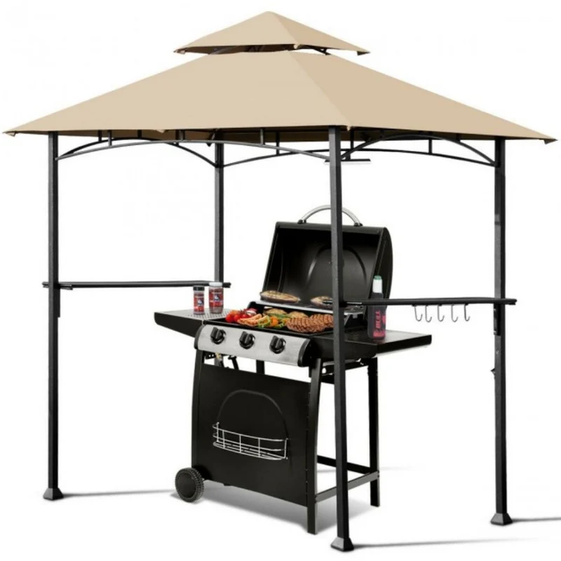 8 ft. x 5 ft. Outdoor Barbecue Grill Gazebo Canopy Tent
