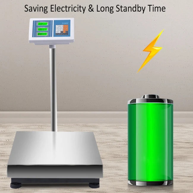 SUGIFT 660 lbs Weight Computing Digital Floor Platform Scale