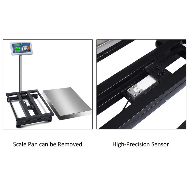 SUGIFT 660 lbs Weight Computing Digital Floor Platform Scale
