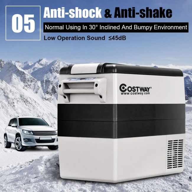 SUGIFT 55-Quarts Portable Thermoelectric Electric Electric Cooler Cooler Refrigerator for Beverage