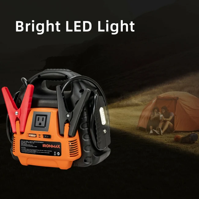 SUGIFT Multifunction Jump Starter Portable Power Station£¬with Air Compressor and LED Light£¬22000mAH