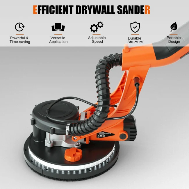 SUGIFT Electric Drywall Sander 750W Adjustable Variable Speed