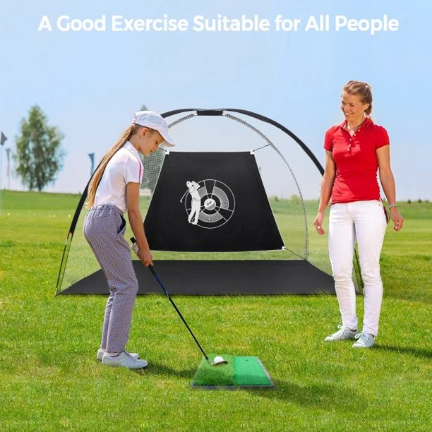 SUGIFT Golf Practice Set 3-in-1 Portable 10 Feet Golf Practice Set