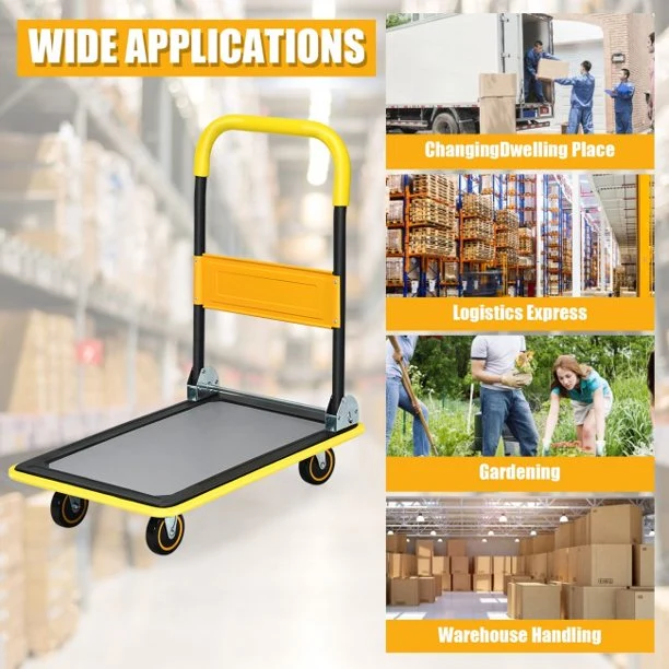 SUGIFT Hand Truck 330 lbs Folding Platform Cart Dolly Hand Truck