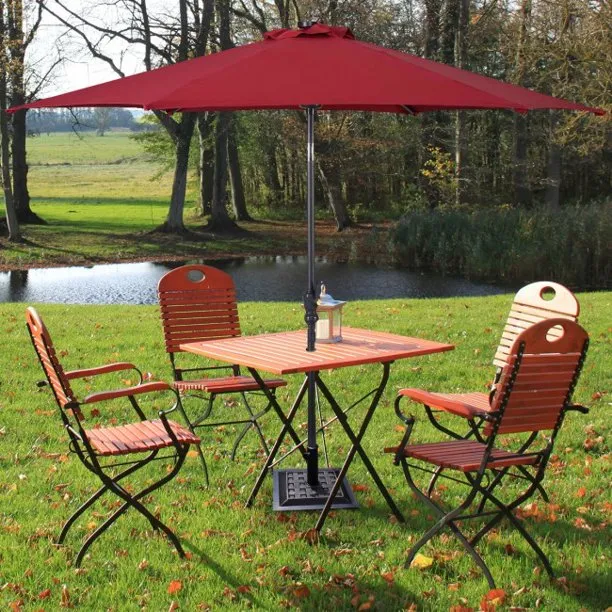 SUGIFT Umbrella Base 17.5 Inch Heavy Duty Square Umbrella Base