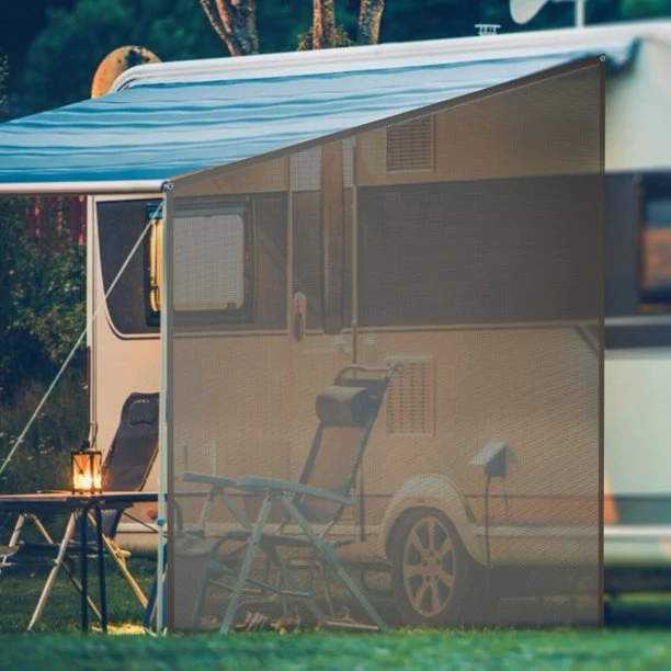 SUGIFT Sunshade Mesh 9 x 7 Feet RV Awning Side Mesh Screen